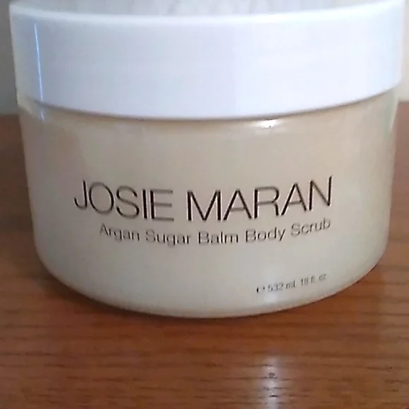 NWT Josie Maran Argan 18 oz. Super-Sized Sugar Balm Body Scrub - Vanilla Apricot - Picture 2 of 4
